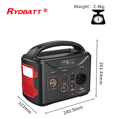 Ryderの携帯用発電所、320Wh LiFePO4のバッテリー・バックアップ、220V 200Wの純粋な正弦波AC出口、PD 45W USB-Cの入力