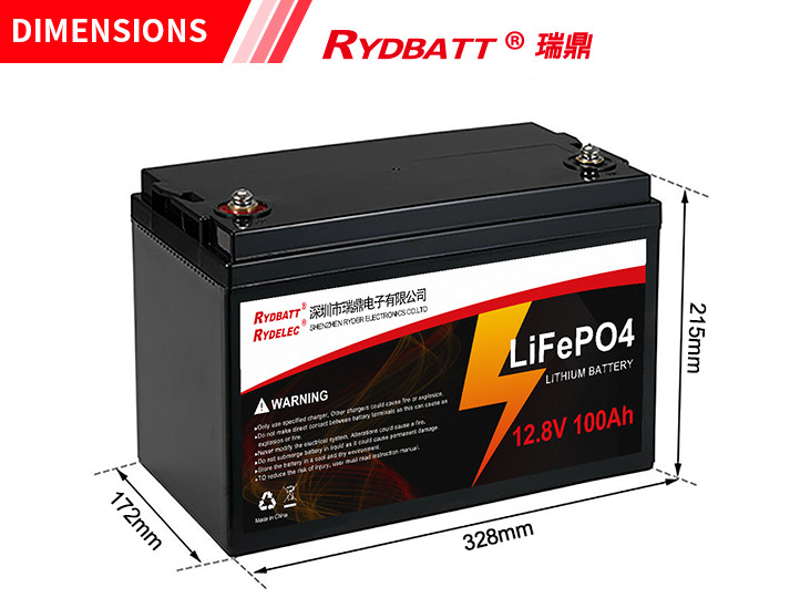 高容量 LiFePO4 バッテリー パック 12.8V 200Ah セルエネルギー貯蔵性能 ≥4h