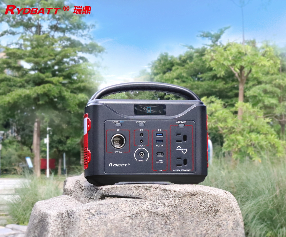 リチウムイオンポータブル発電所 220V/100V 500W QC3.0 18W デュアルポート
